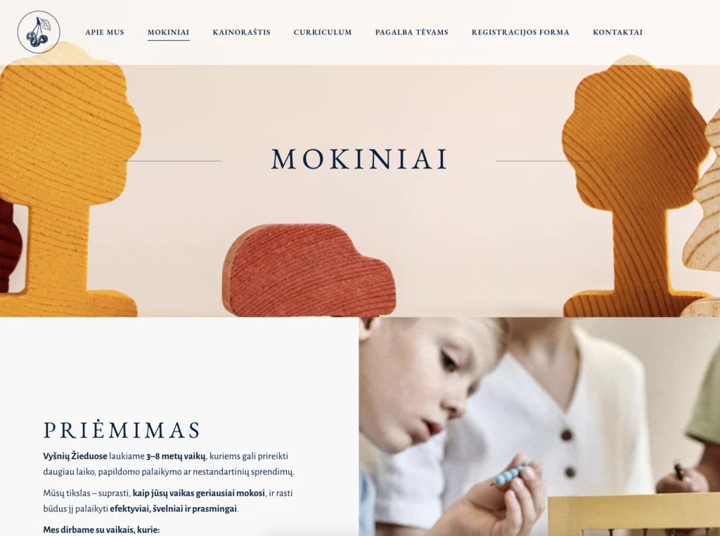 Interneto puslapis vysniu ziedai